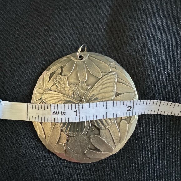 Wendel August Forge Pewter 2” Butterfly Pendant - Picture 3 of 7